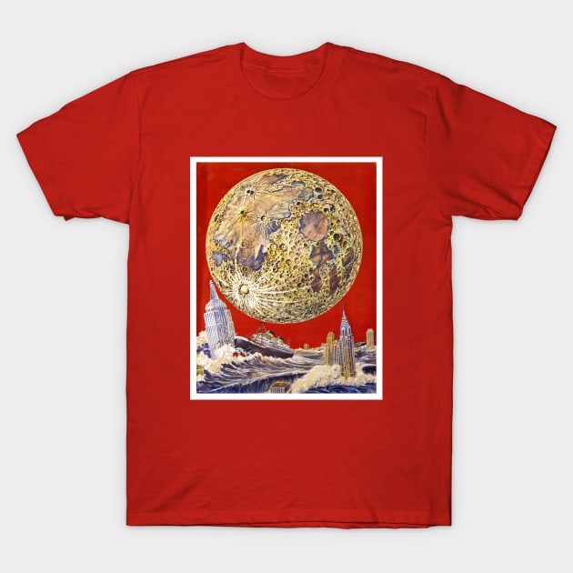 Frank R. Paul. Red Sky At Dawn, Sailor Begone T-Shirt by Dystopianpalace